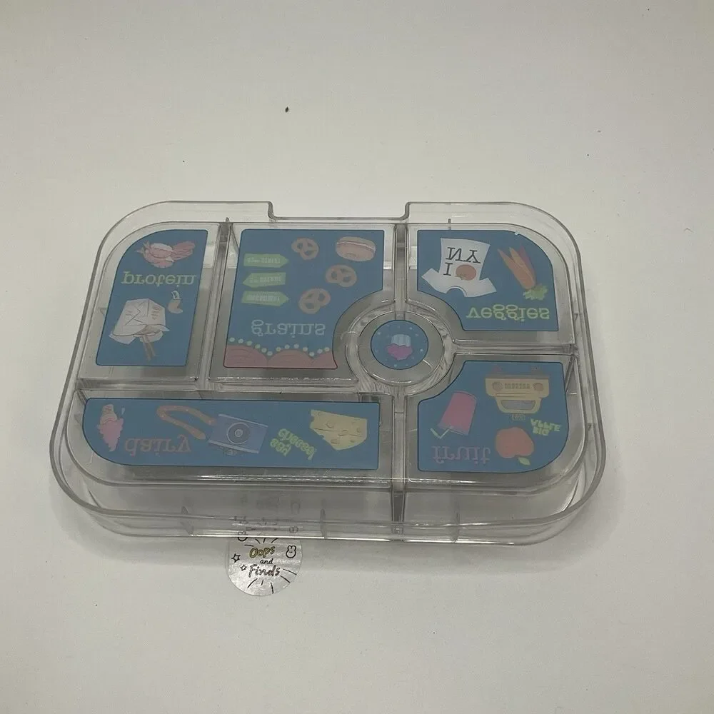 Yumbox Leakproof Bento Lunch Boxes Container For Kids School Blue w/ Extra Tray